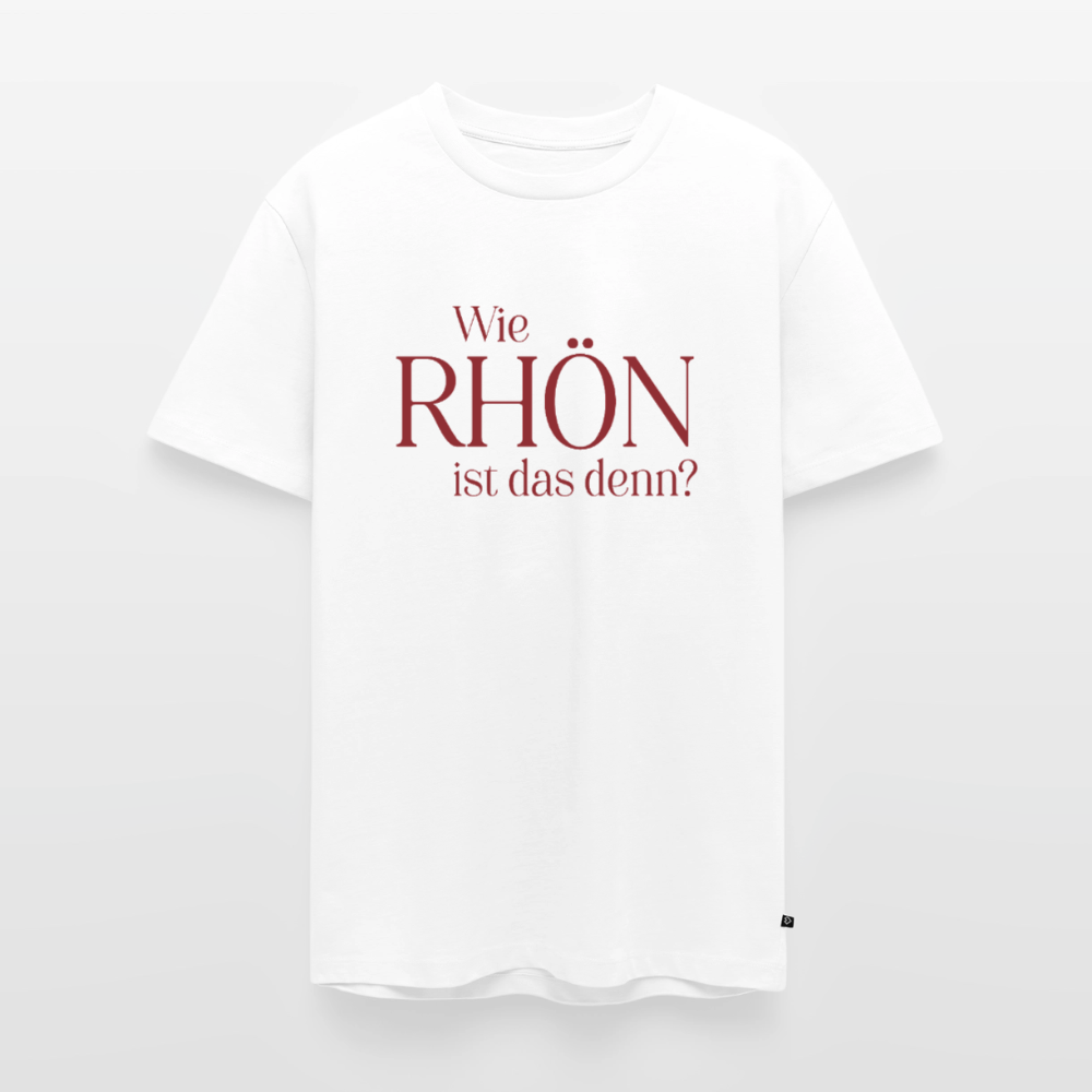 Herren-Shirt | Wie RHÖN ist das denn? - white