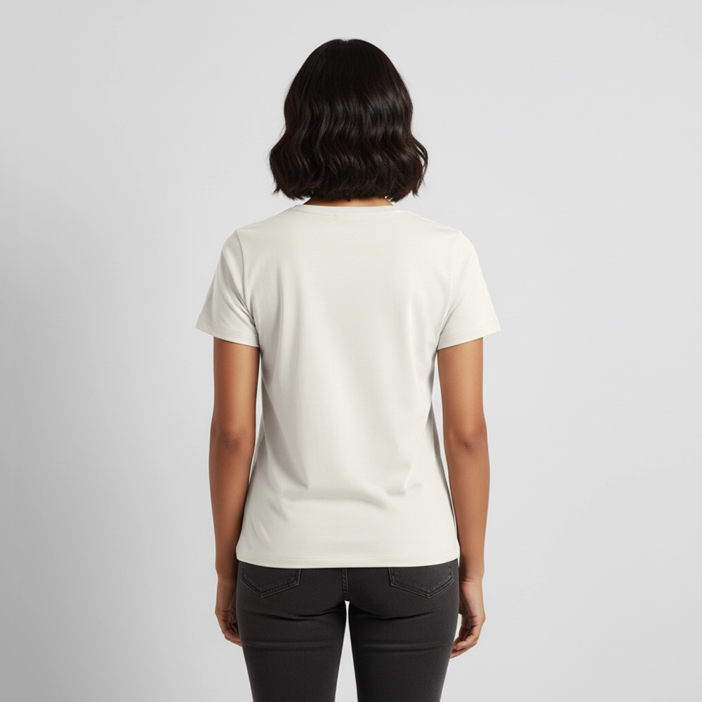 Damen-Shirt | Wanderschuhe statt WiFi - off white