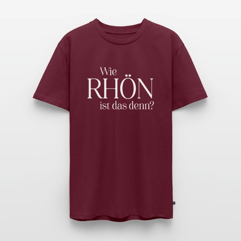 Herren-Shirt | Wie RHÖN ist das denn? - burgundy