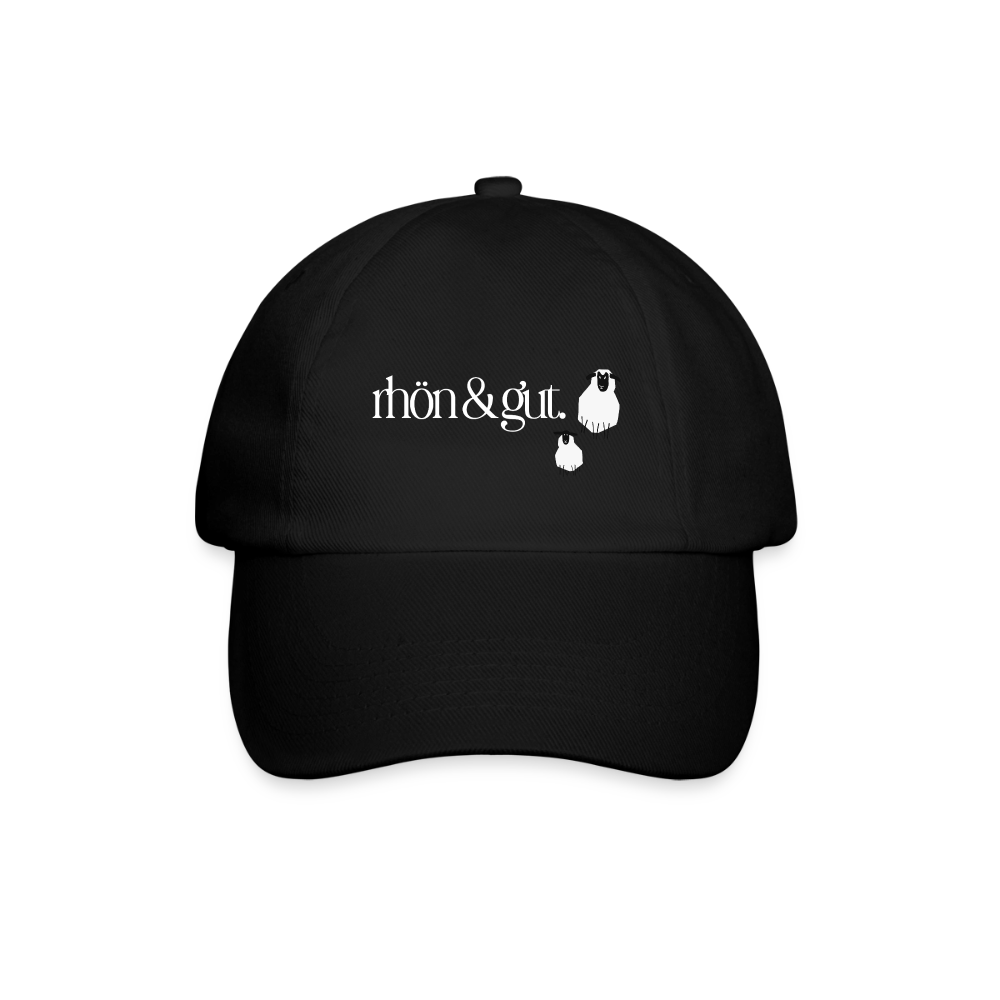 Baseballkappe | rhön & gut. (schwarz/grau) - black/black
