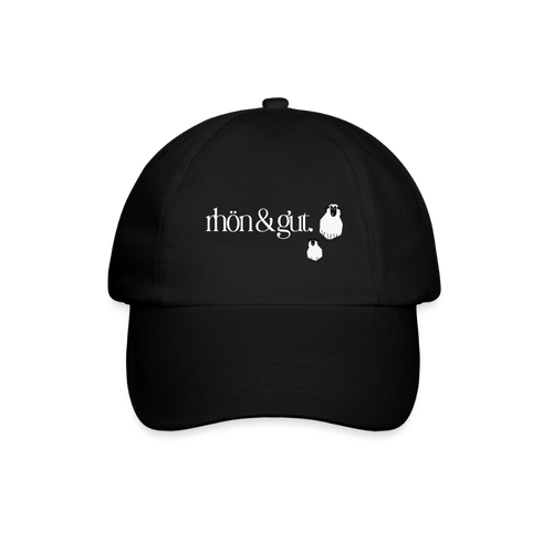 Baseballkappe | rhön & gut. (schwarz/grau) - black/black