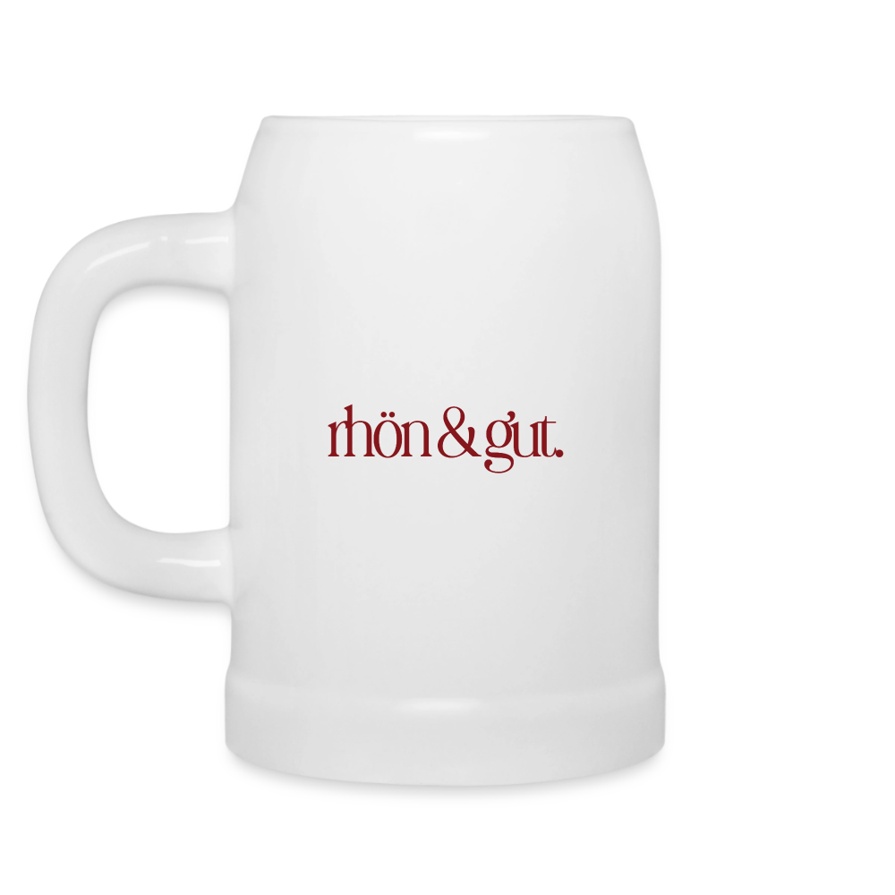 Bierkrug | rhön & gut. - white