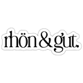 Sticker | rhön & gut. (schwarz) - white matte