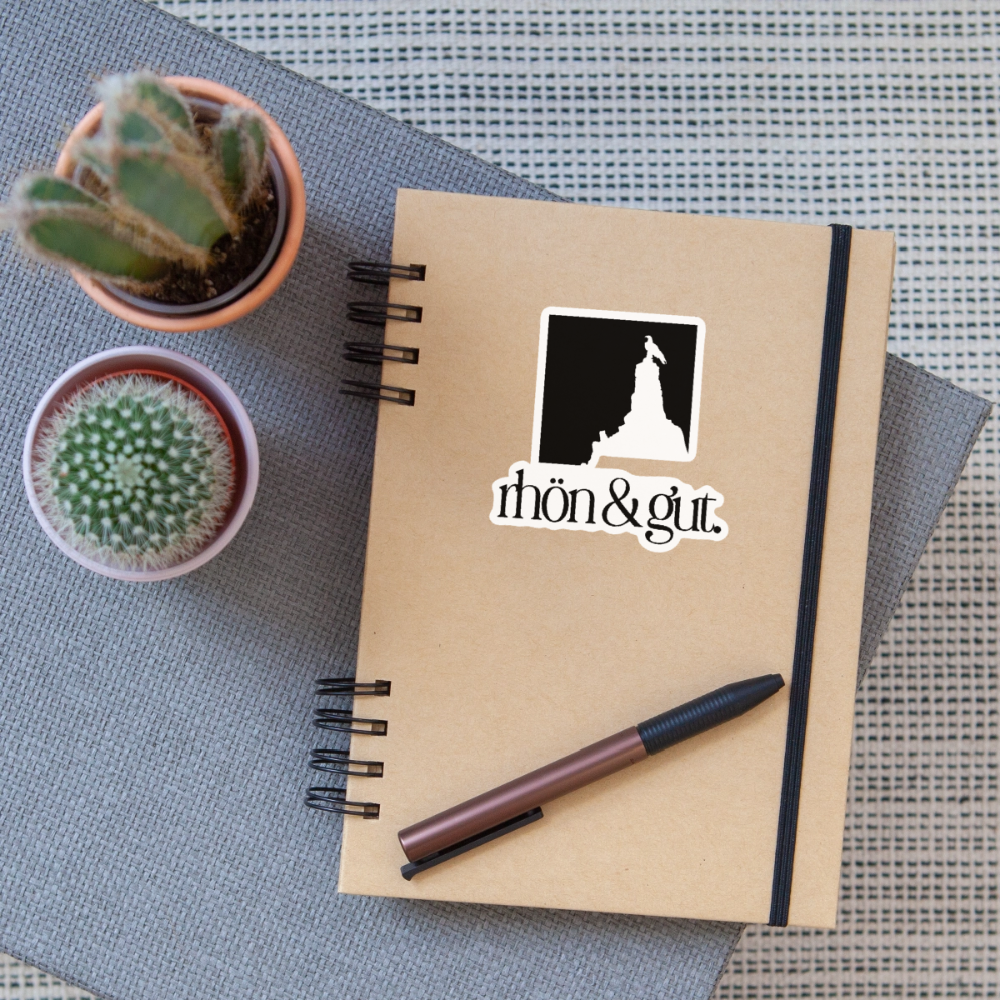 Sticker | Fliegerdenkmal (schwarz) - white matte