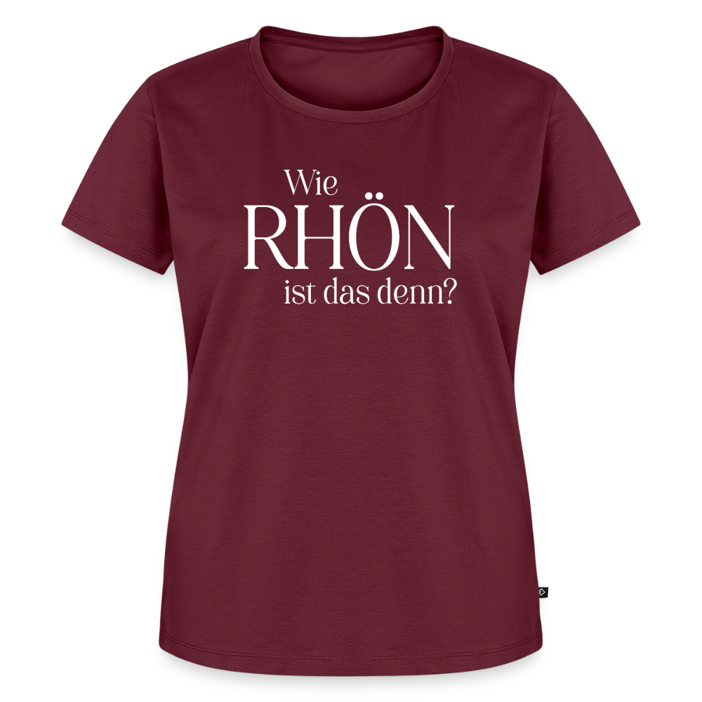 Damen-Shirt | Wie RHÖN ist das denn? - burgundy