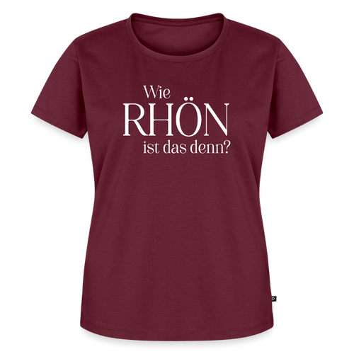Damen-Shirt | Wie RHÖN ist das denn? - burgundy
