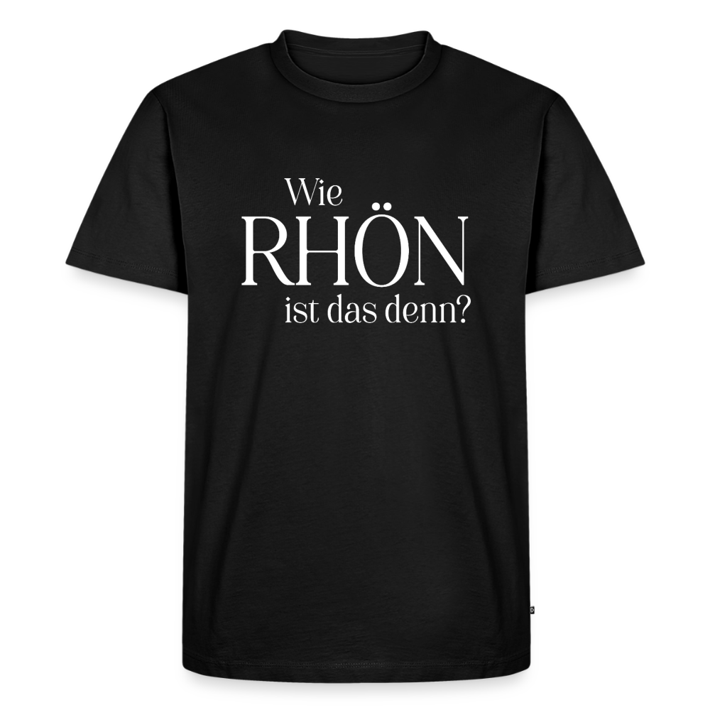Herren-Shirt | Wie RHÖN ist das denn? - black