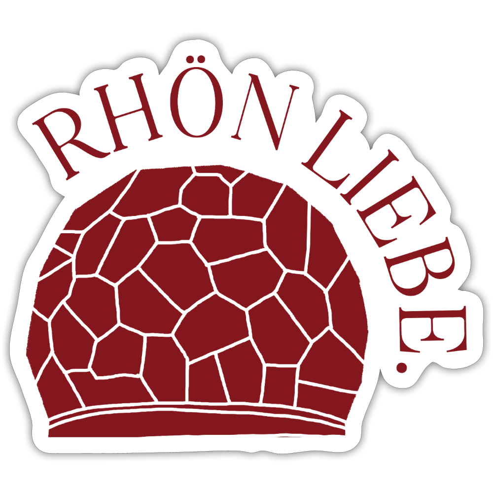 Sticker | Rhönliebe (rot) - white matte