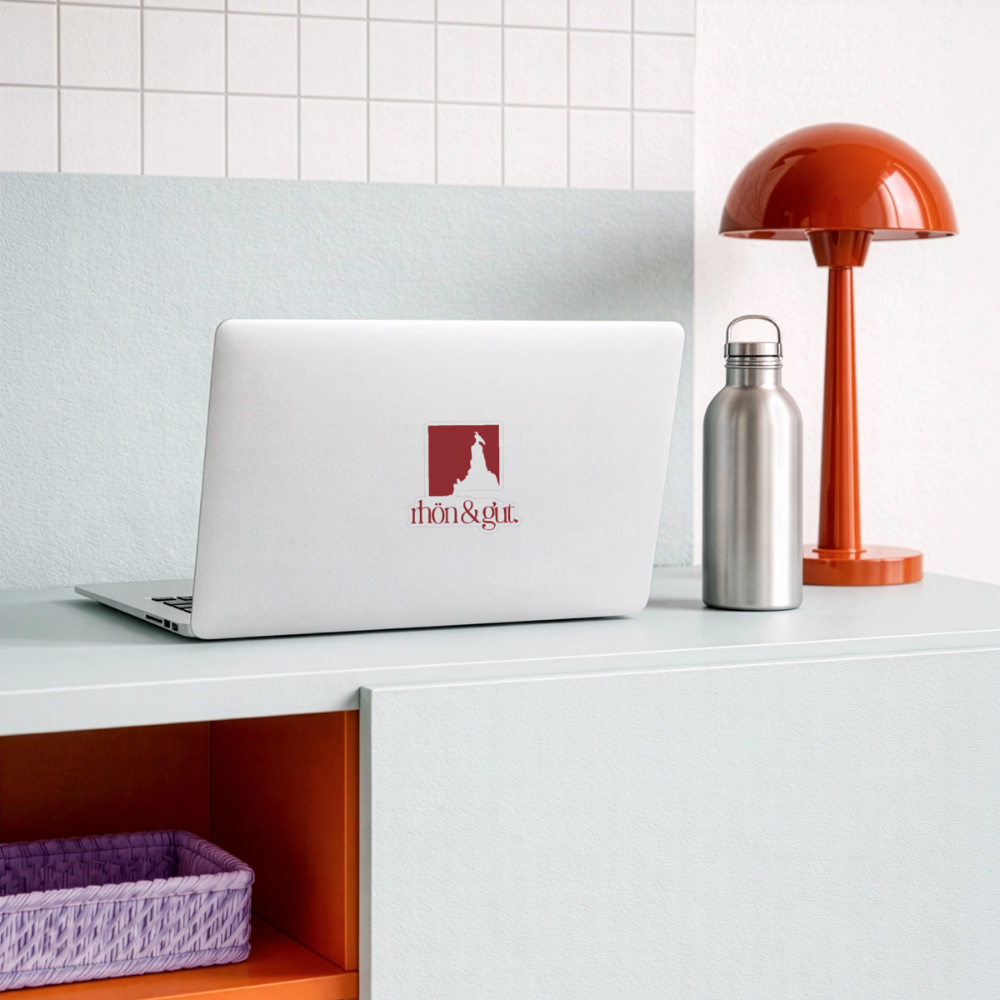 Sticker | Fliegerdenkmal (rot) - transparent glossy