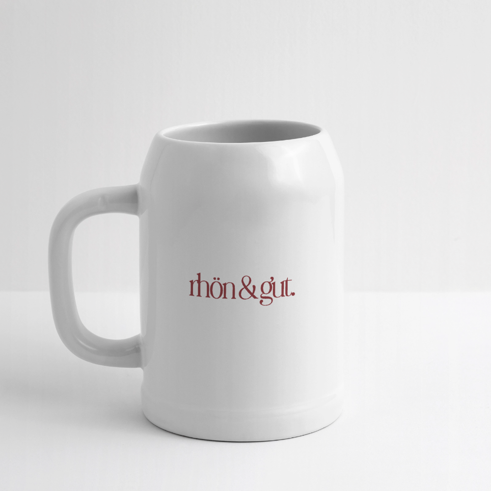 Bierkrug | rhön & gut. - white