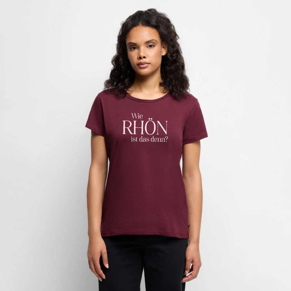 Damen-Shirt | Wie RHÖN ist das denn? - burgundy