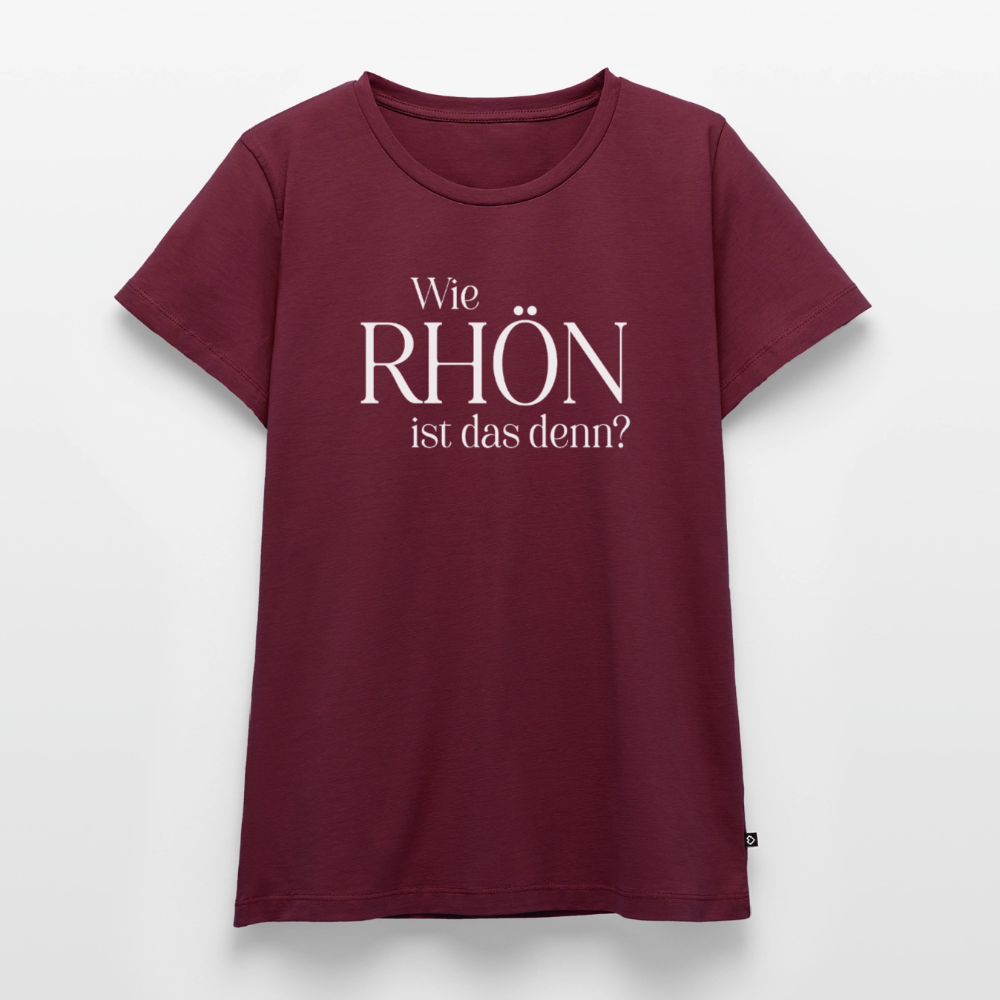 Damen-Shirt | Wie RHÖN ist das denn? - burgundy