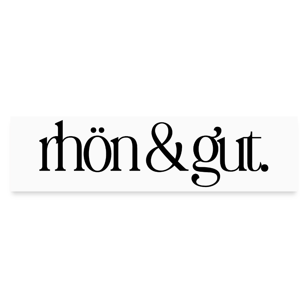 Autoaufkleber | rhön & gut. - white matte
