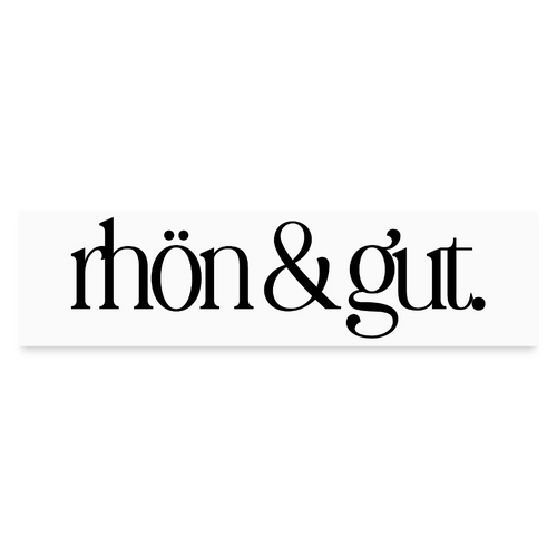 Autoaufkleber | rhön & gut. - white matte