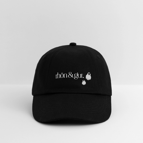 Baseballkappe | rhön & gut. (schwarz/grau) - black/black