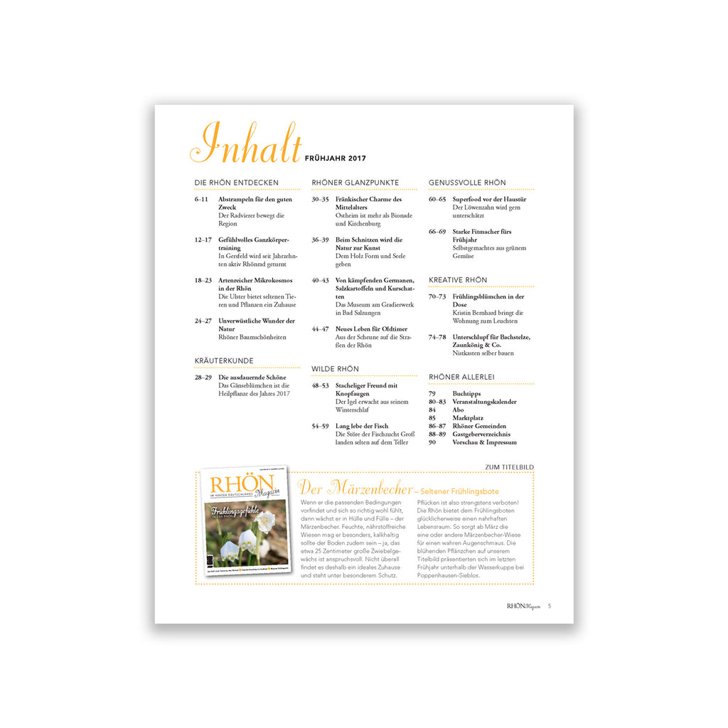 Rhön Magazin 2017 - Frühjahr